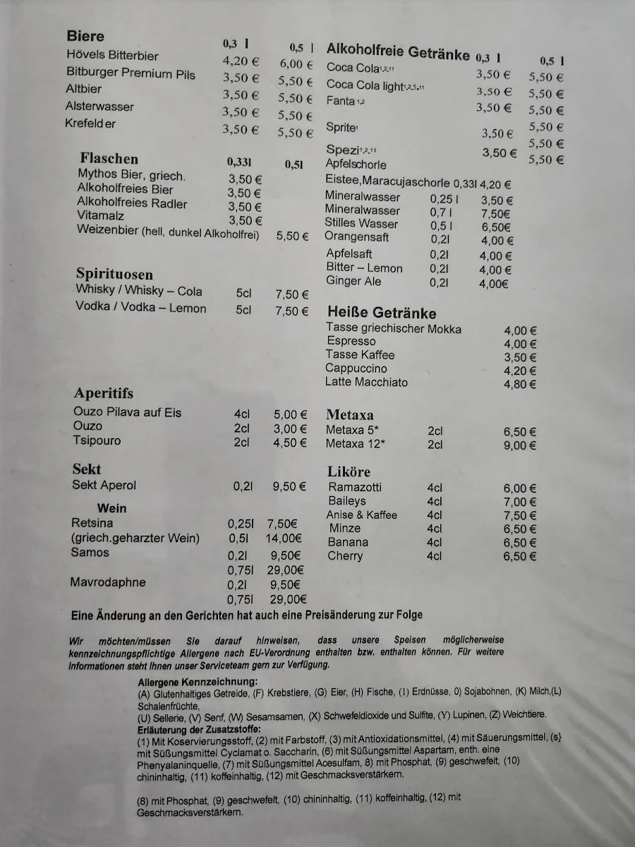 Speisekarte photo 2