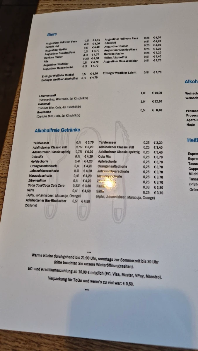 Speisekarte photo 5