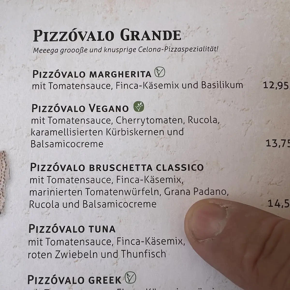 Speisekarte photo 2