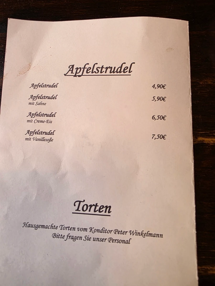 Speisekarte photo 2