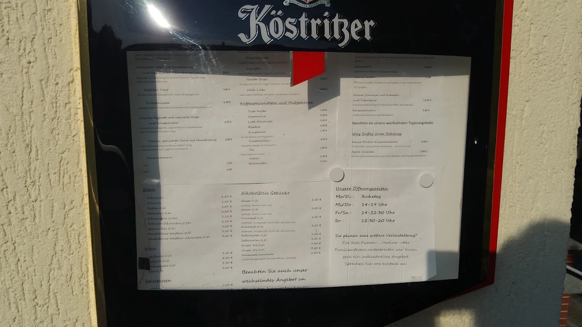 Speisekarte photo 2