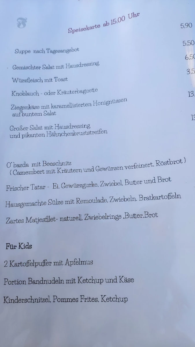 Speisekarte photo 3