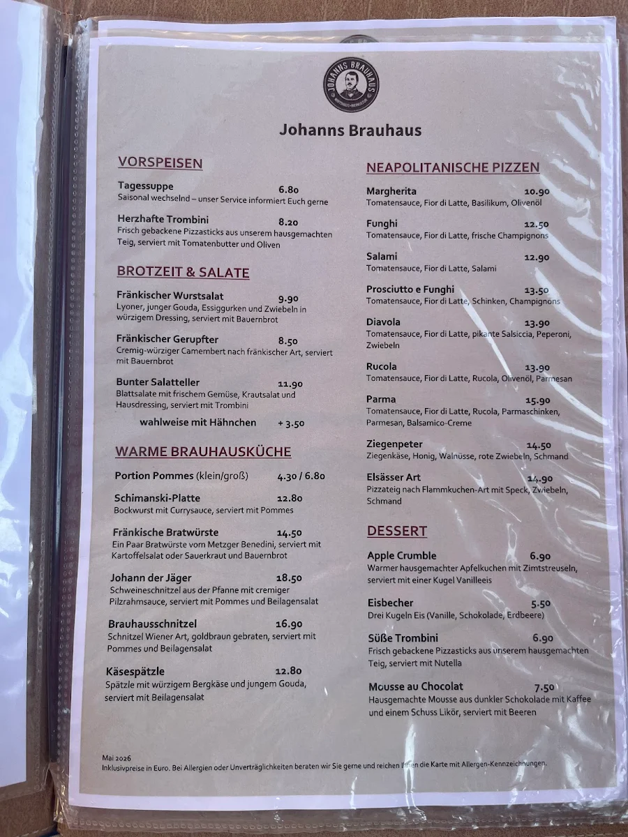 Speisekarte photo 1
