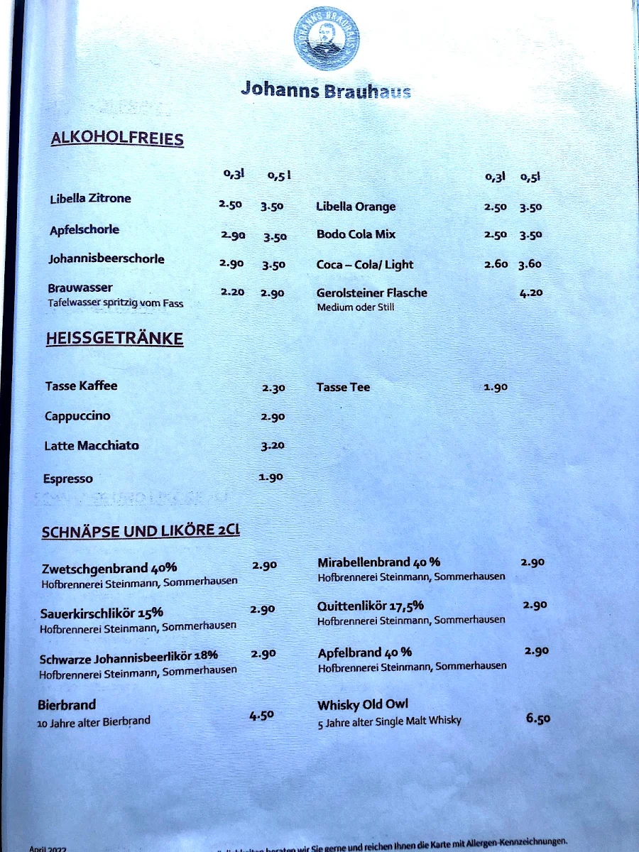 Speisekarte photo 3