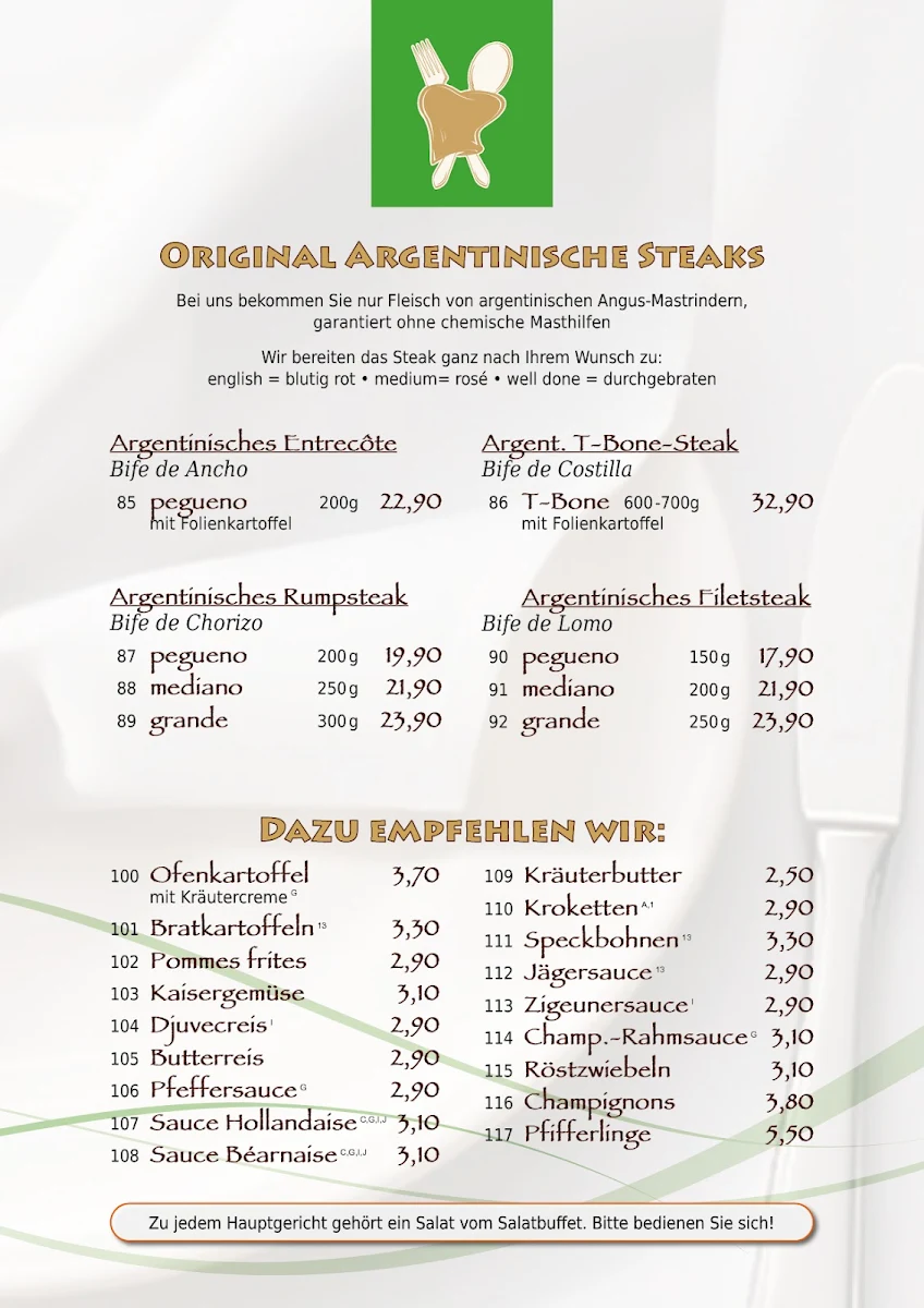 Speisekarte photo 2