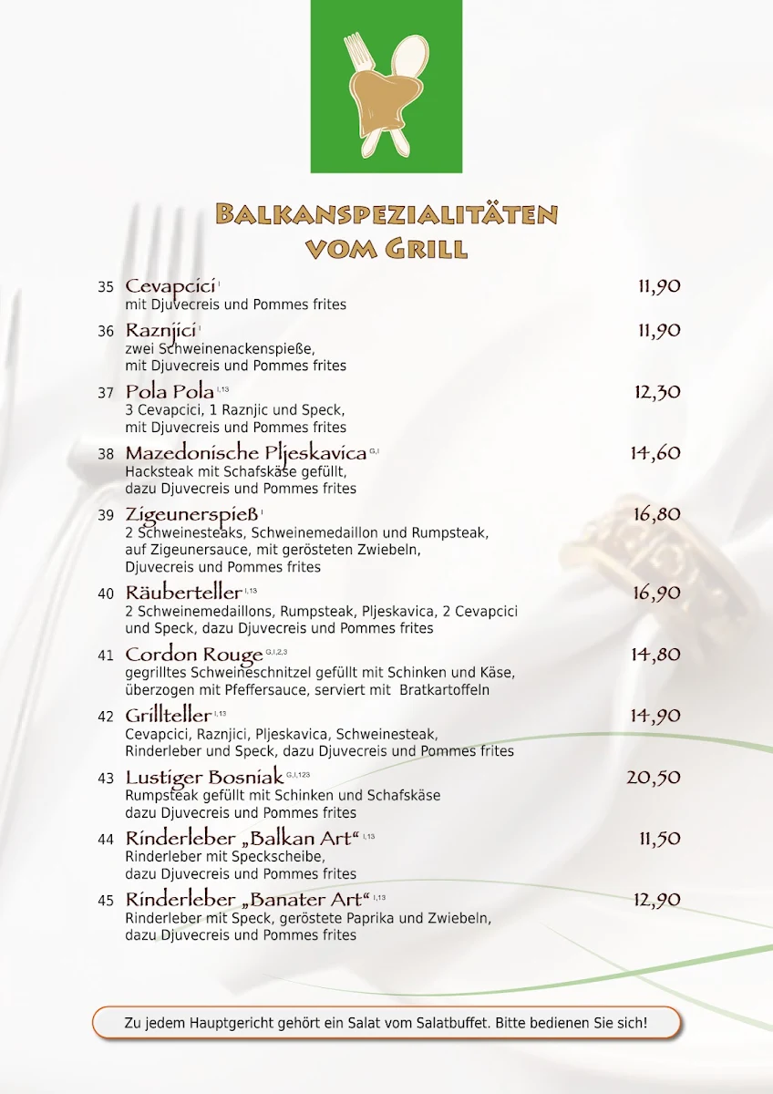 Speisekarte photo 7