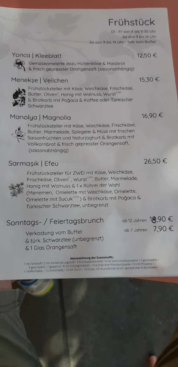 Speisekarte photo 4
