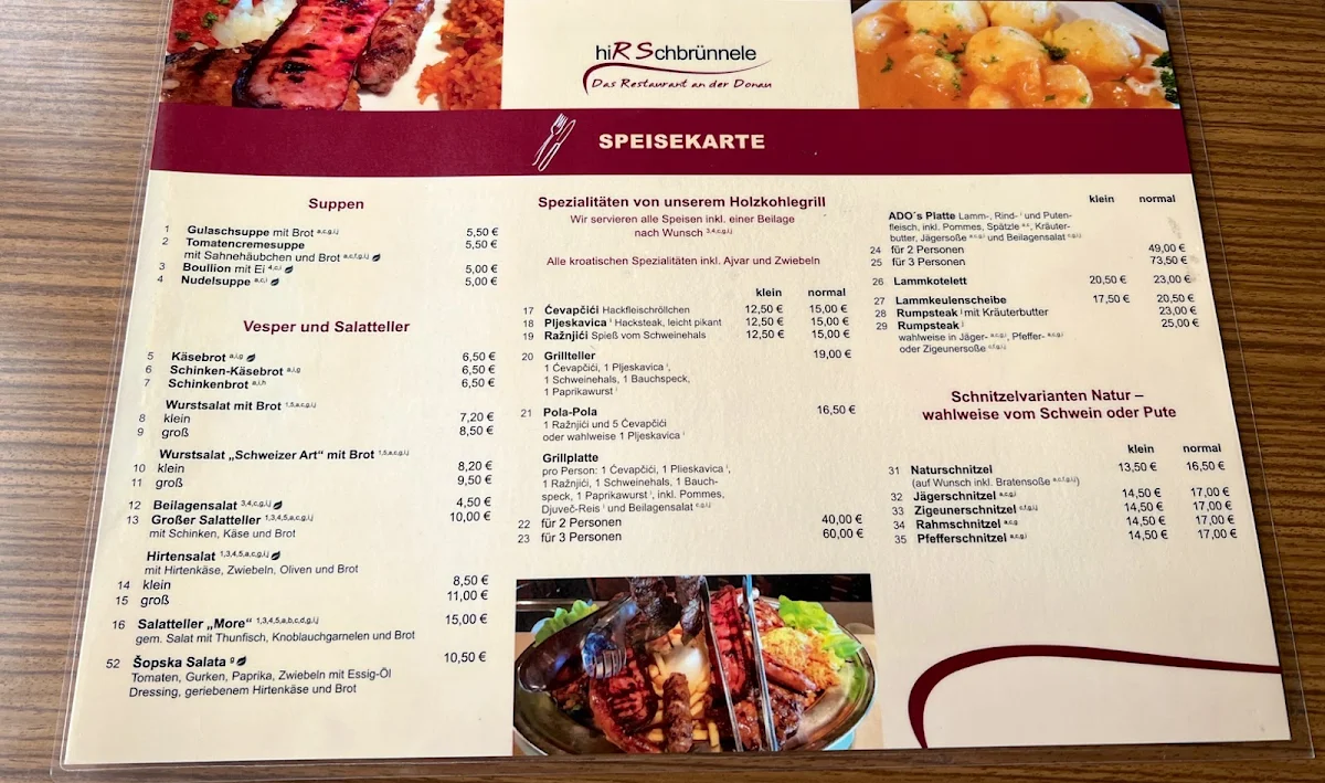 Speisekarte photo 1