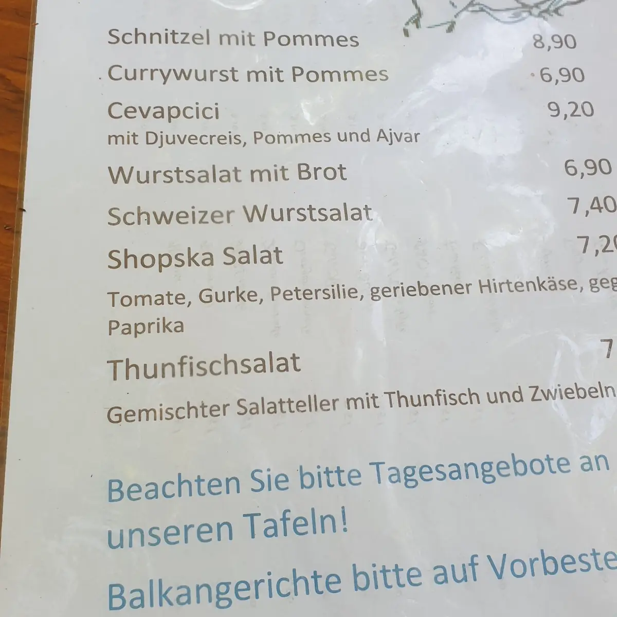 Speisekarte photo 6