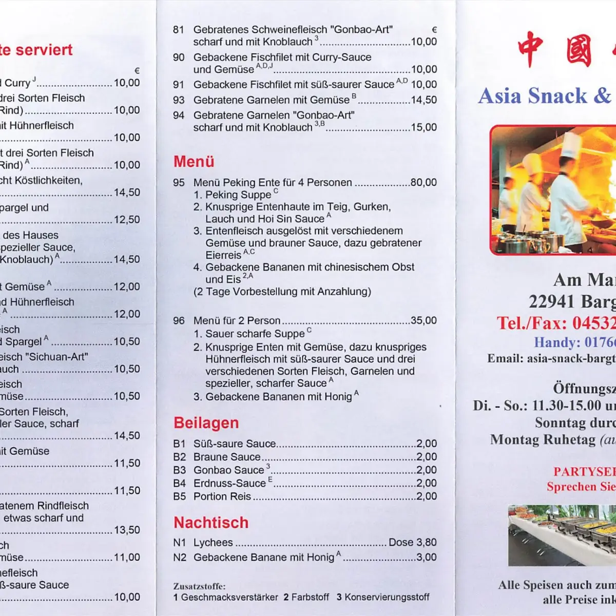 Speisekarte photo 2