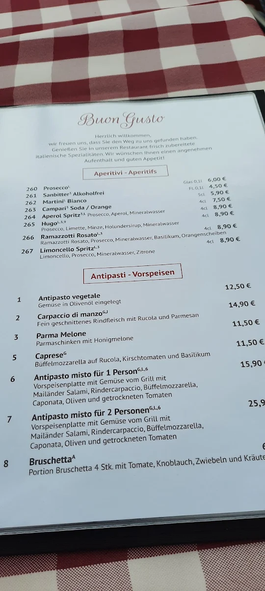 Speisekarte photo 2