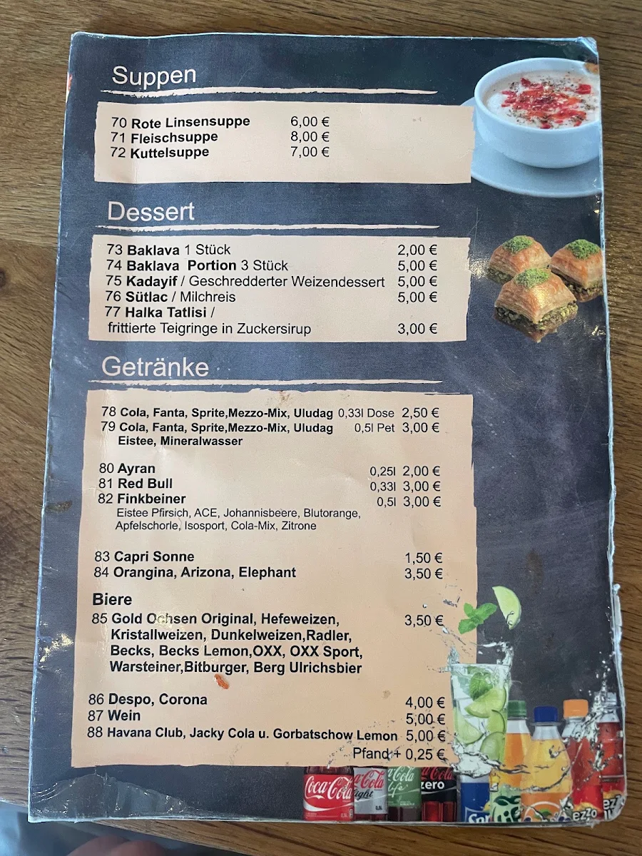 Speisekarte photo 2