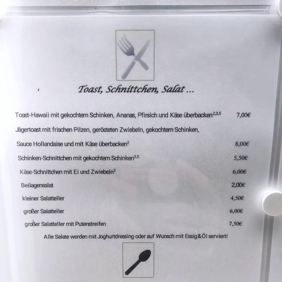 Speisekarte photo 10