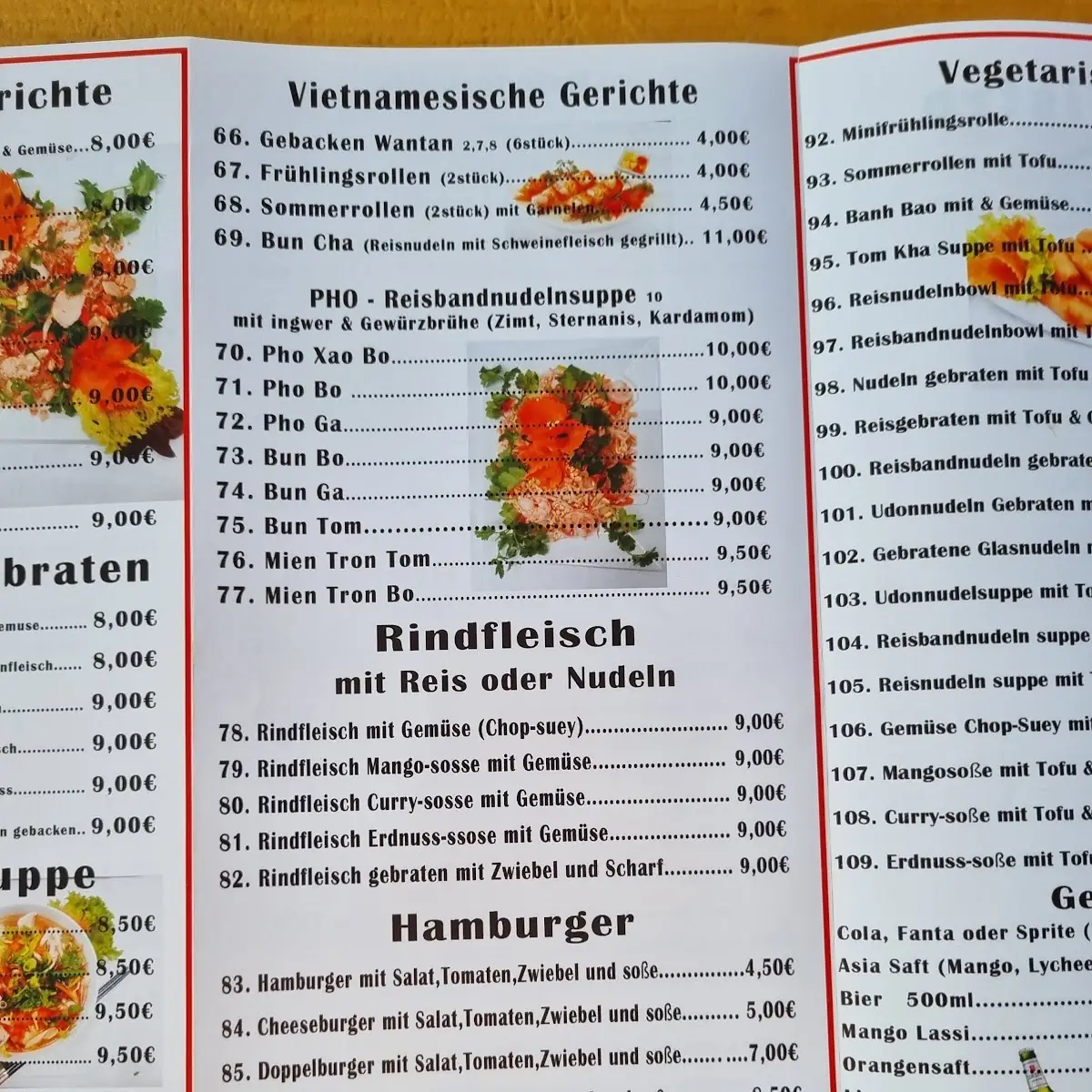 Speisekarte photo 5