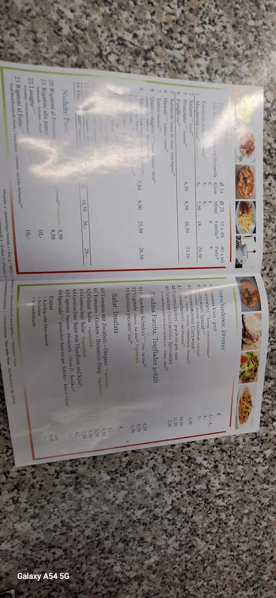 Speisekarte, Die Snackbox