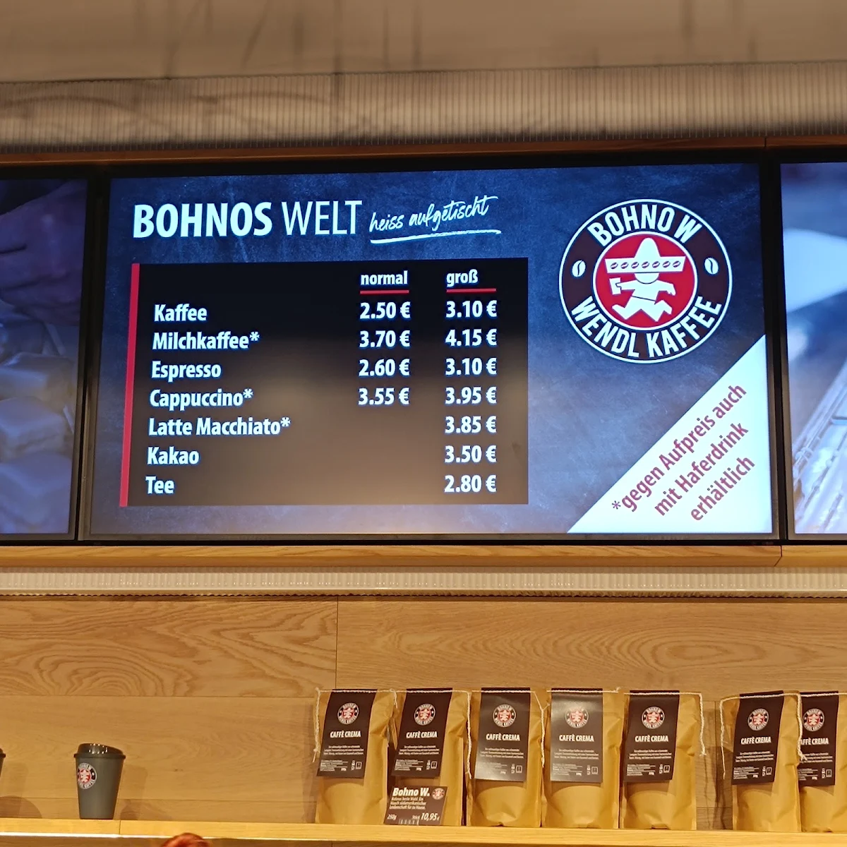 Speisekarte, Bäckerei & Konditorei Wendl Grimma