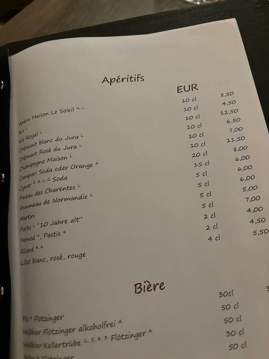 Speisekarte photo 1