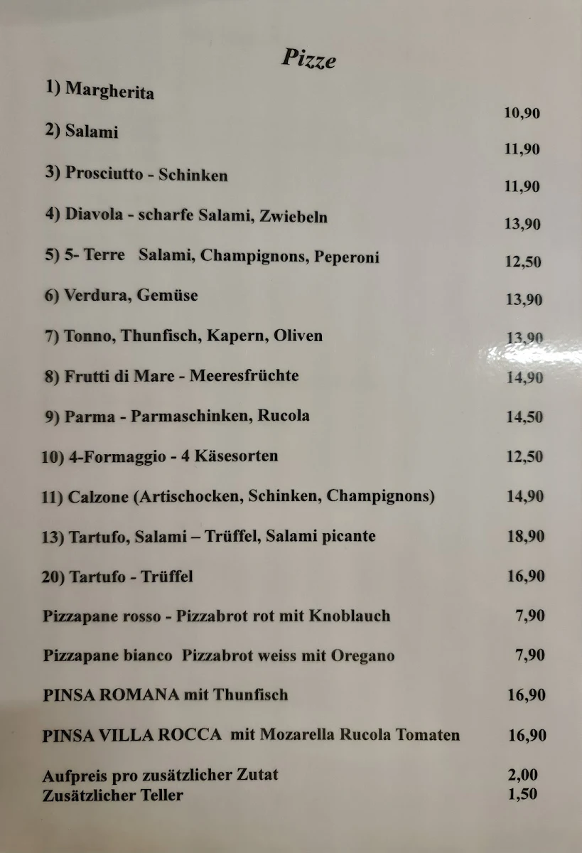 Speisekarte photo 2