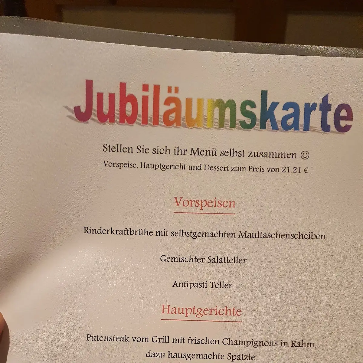 Speisekarte photo 4