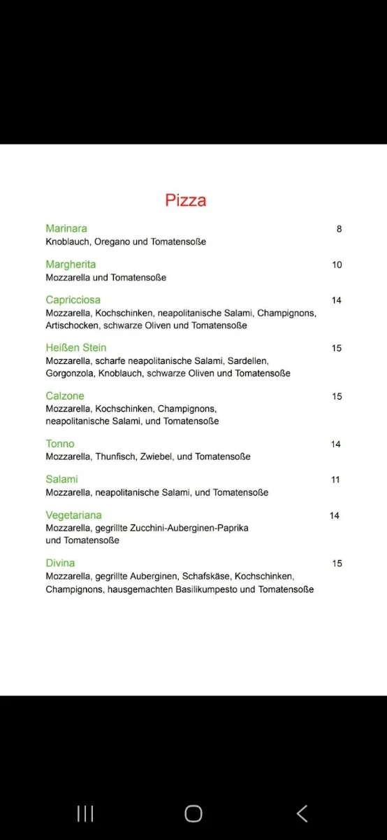 Speisekarte photo 3