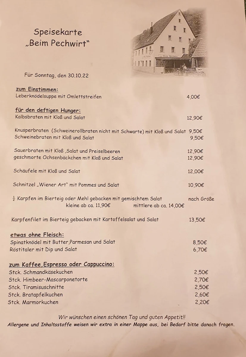 Speisekarte photo 2