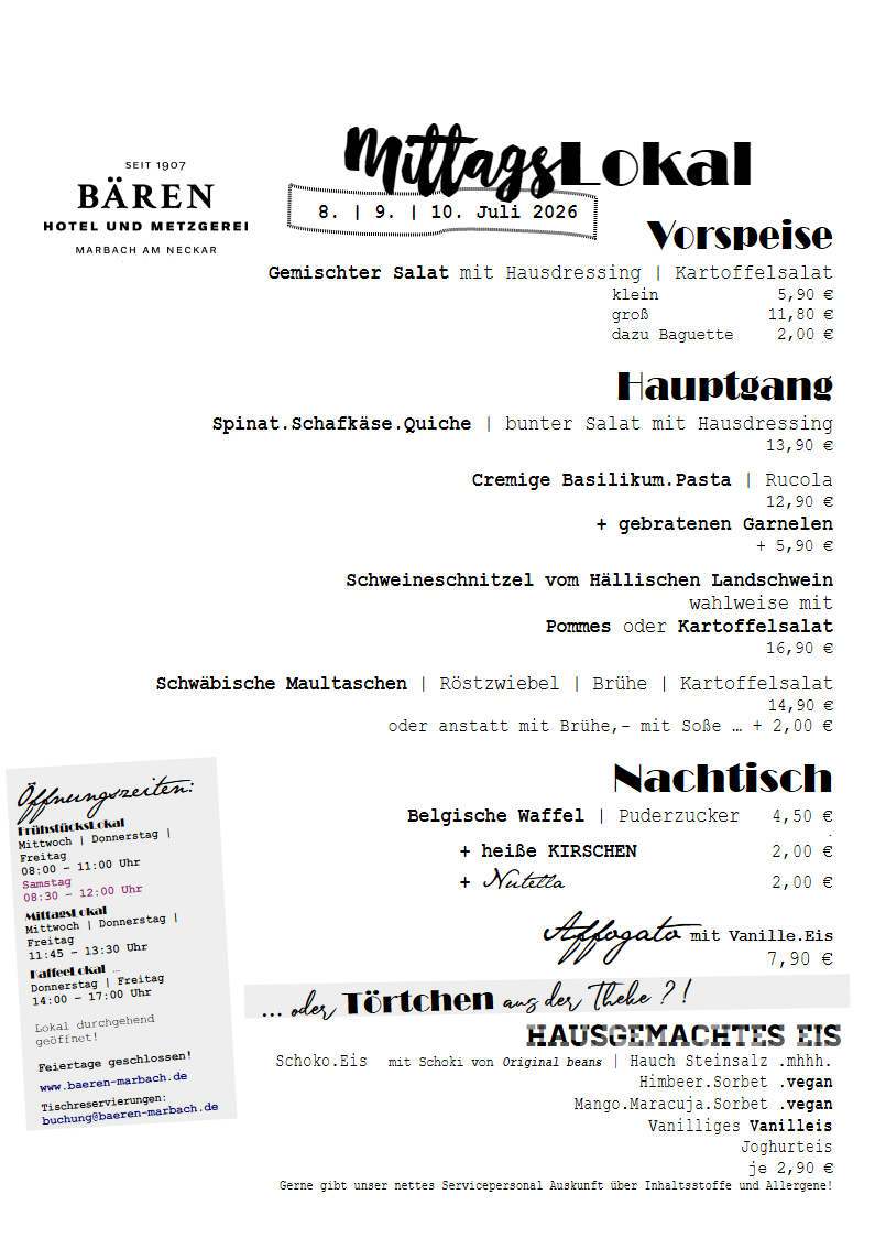 Speisekarte photo 1