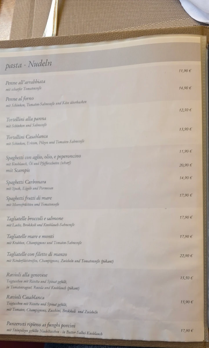 Speisekarte photo 1
