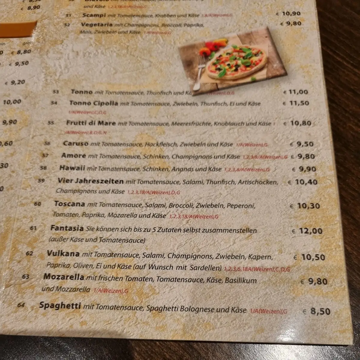Speisekarte photo 2