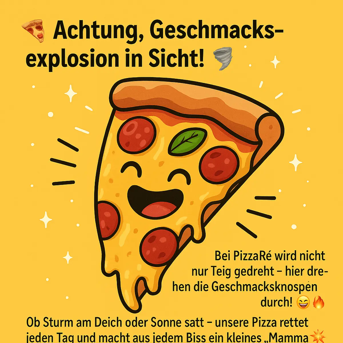 Speisekarte, Bistro PizzaRe Dagebüll