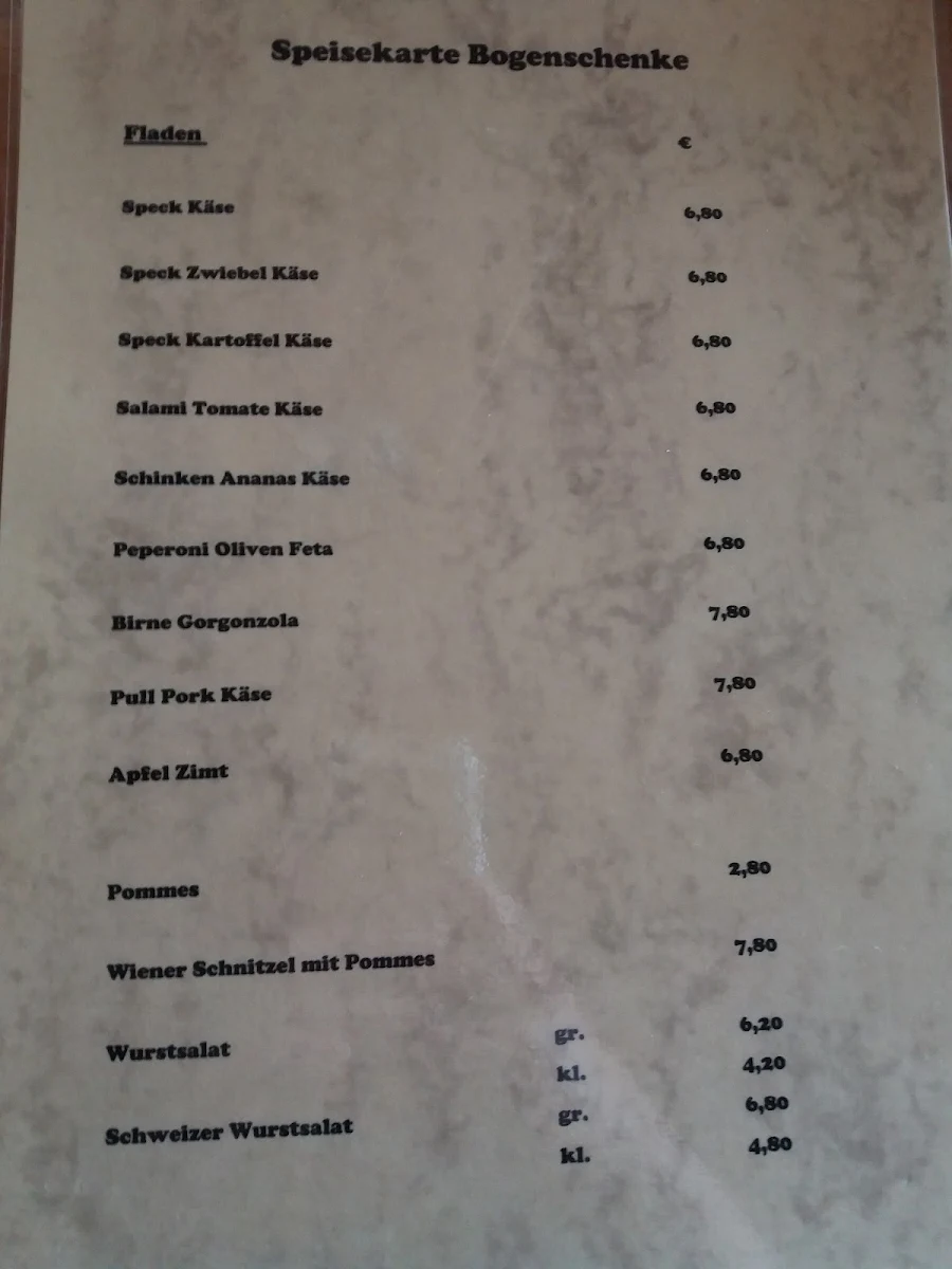 Speisekarte photo 2