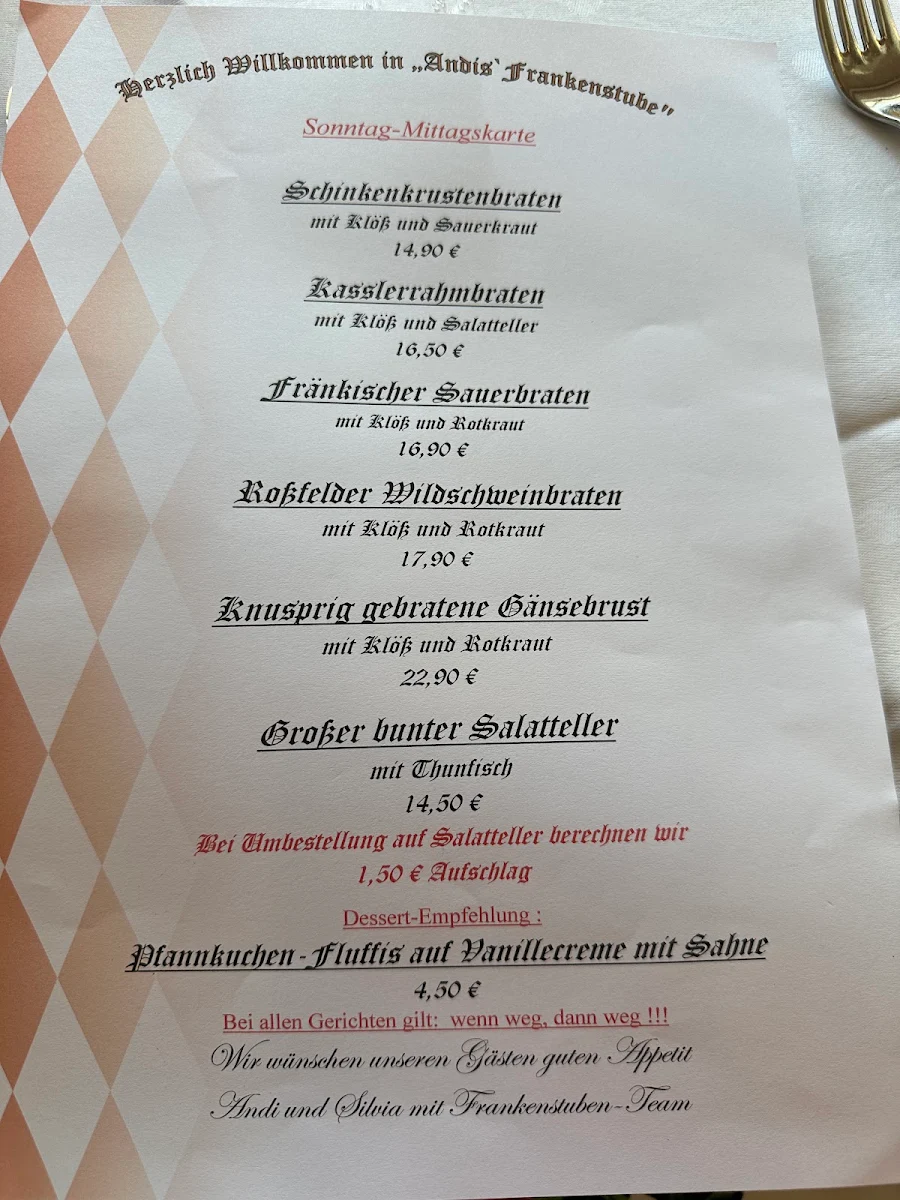 Speisekarte photo 1