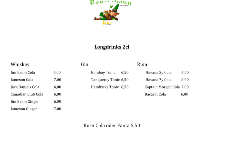 Speisekarte photo 3