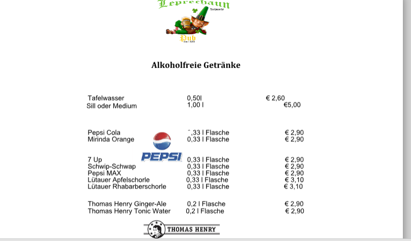 Speisekarte photo 7