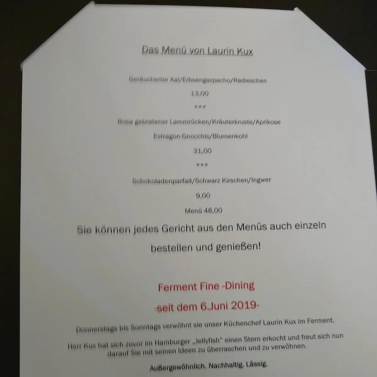 Speisekarte photo 2