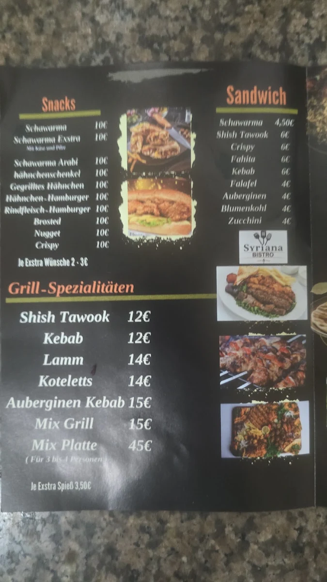 Speisekarte photo 1