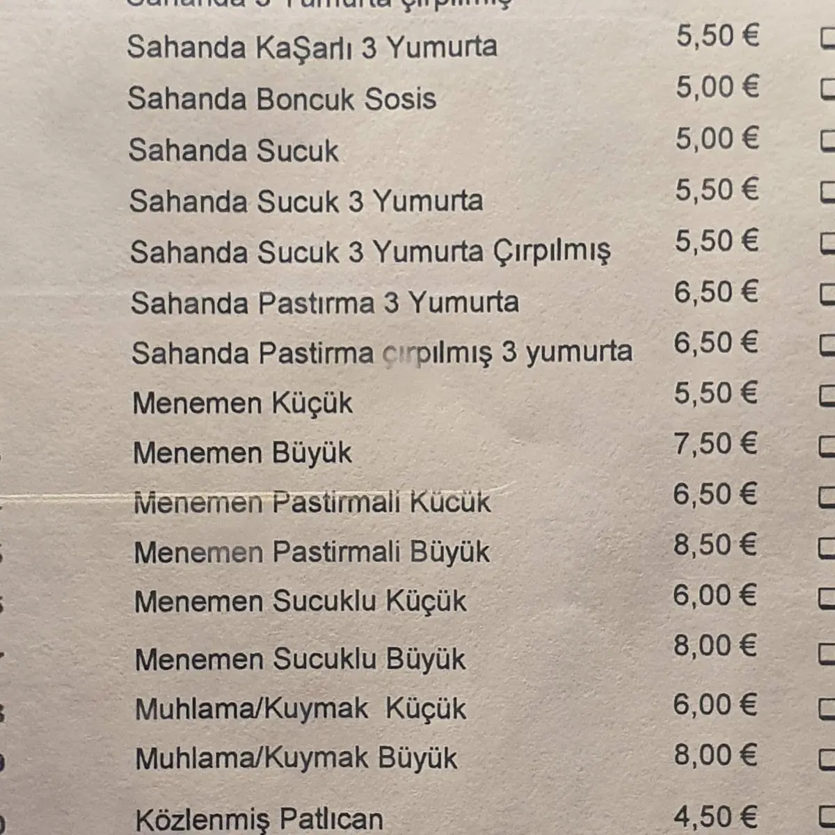 Speisekarte photo 9