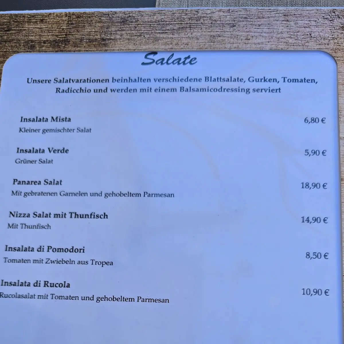 Speisekarte photo 5