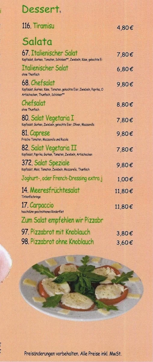 Speisekarte photo 2