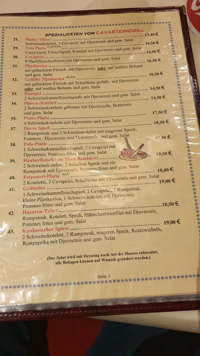 Speisekarte photo 2