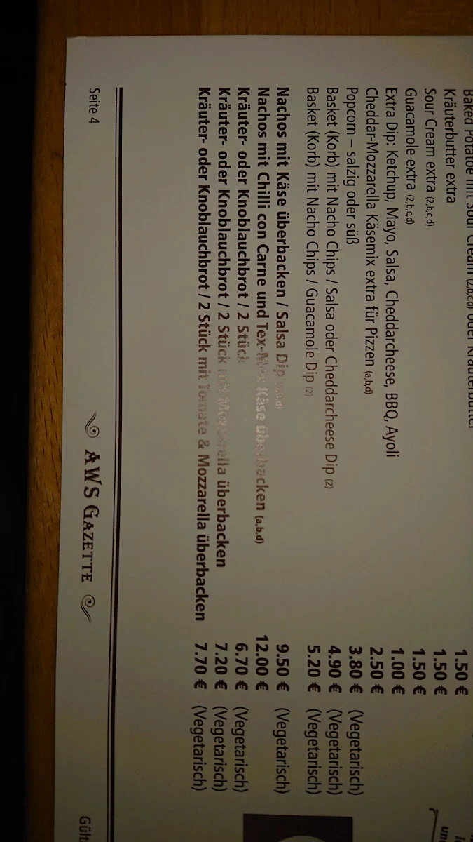 Speisekarte photo 5