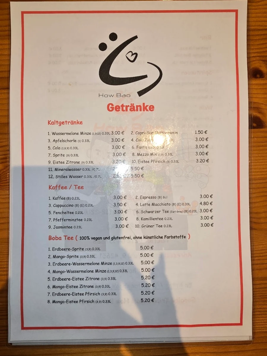 Speisekarte photo 5