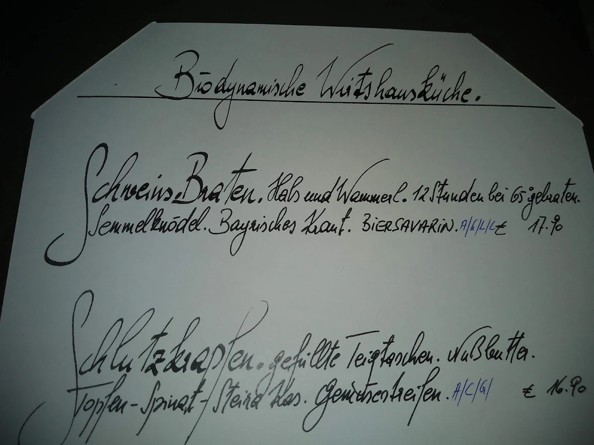 Speisekarte photo 5
