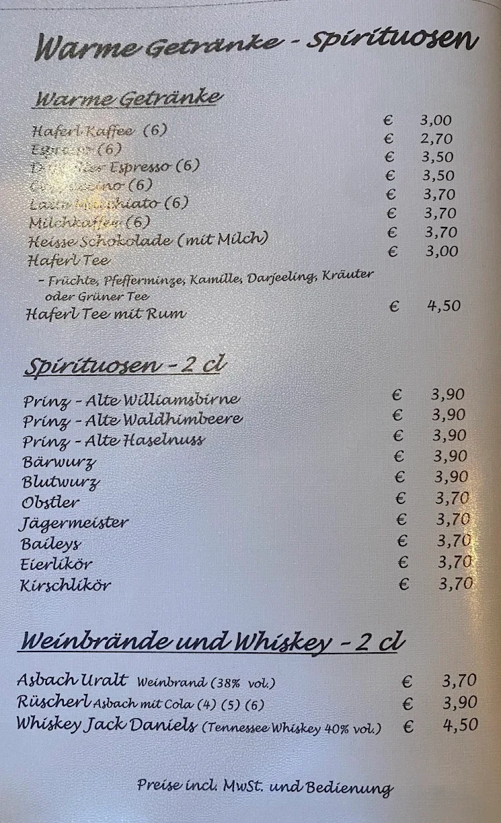 Speisekarte photo 1