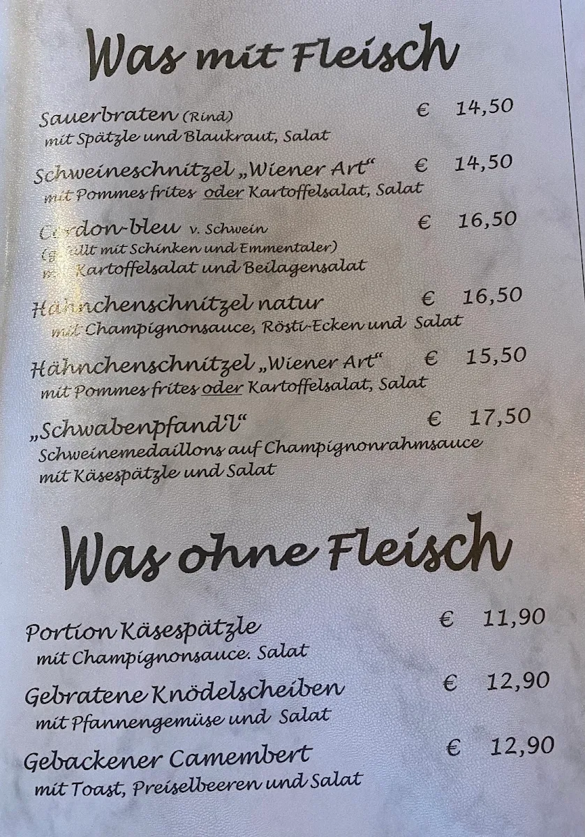 Speisekarte photo 3