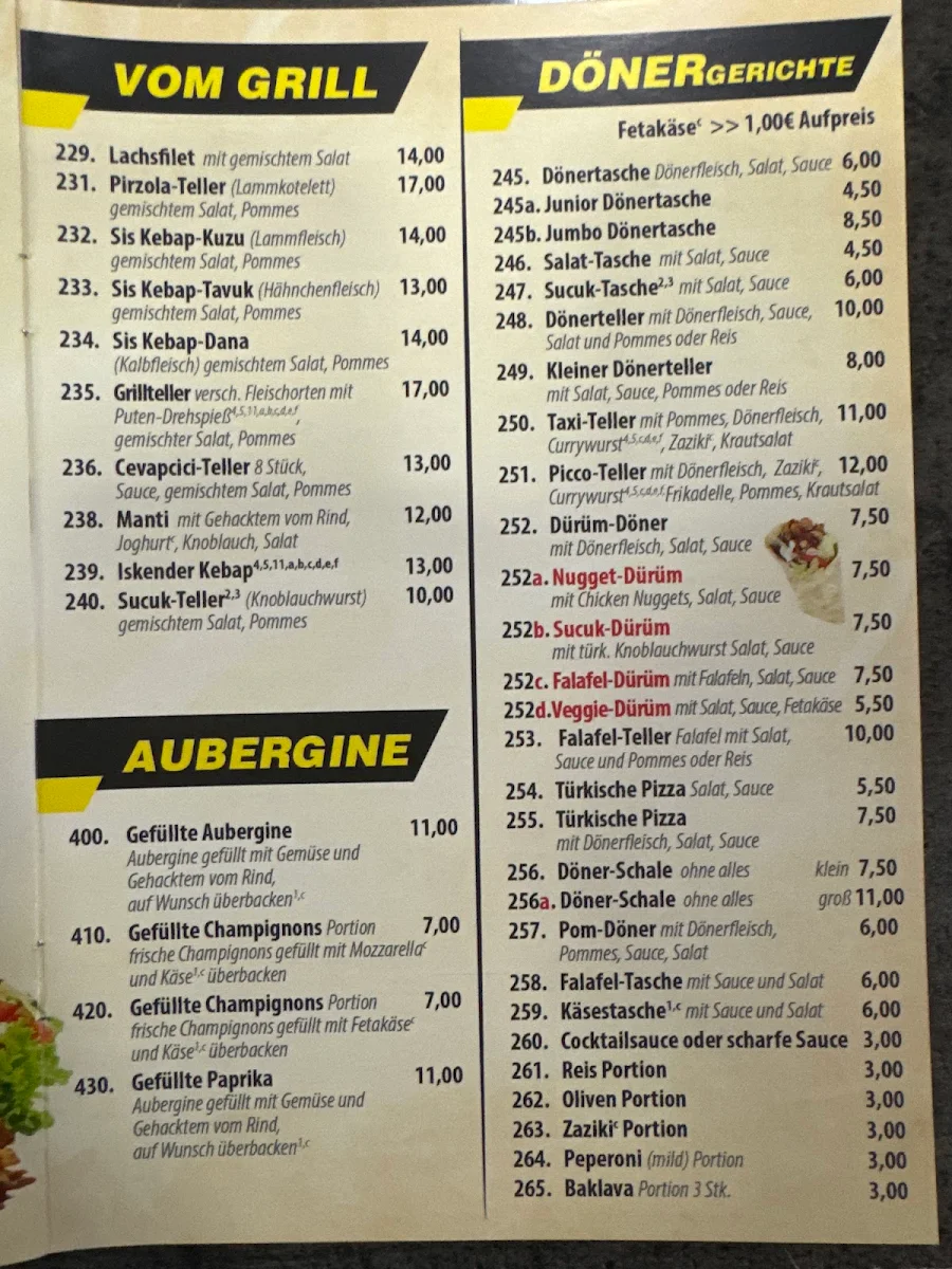 Speisekarte photo 1