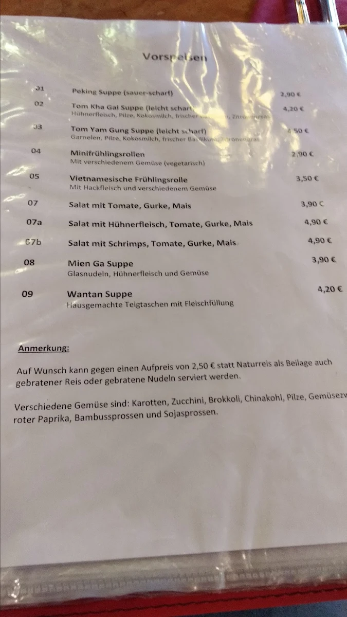 Speisekarte photo 2