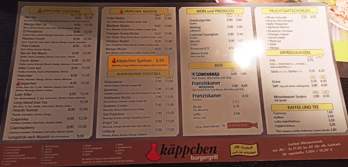 Speisekarte photo 2