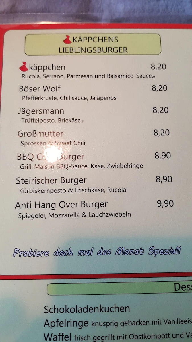 Speisekarte photo 4