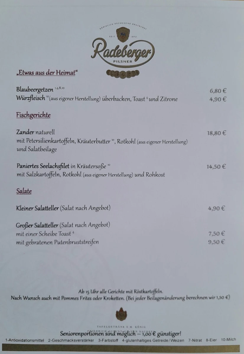 Speisekarte photo 2
