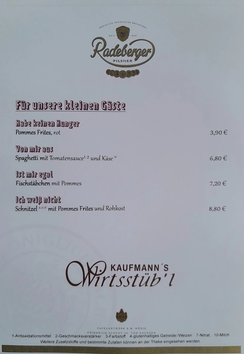 Speisekarte photo 4